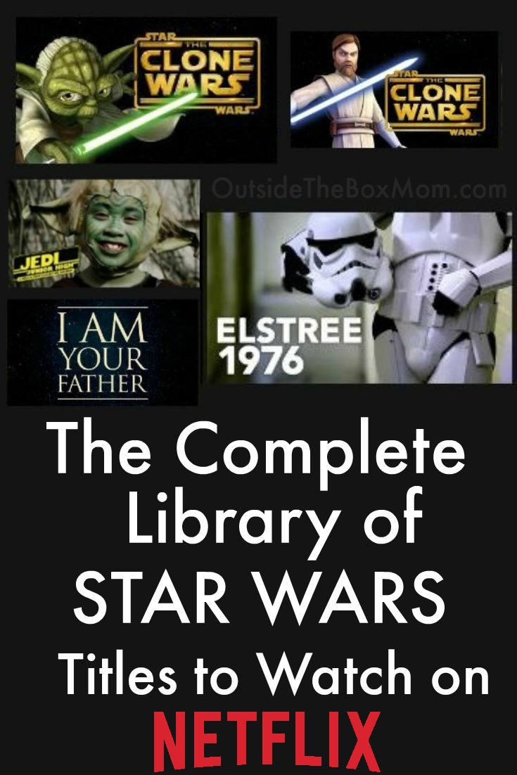 These Star Wars movies on Netflix are great to watch during Star Wars Day on May 4 (aka May the 4th Be With You), school breaks, Summer, or any time of year. 