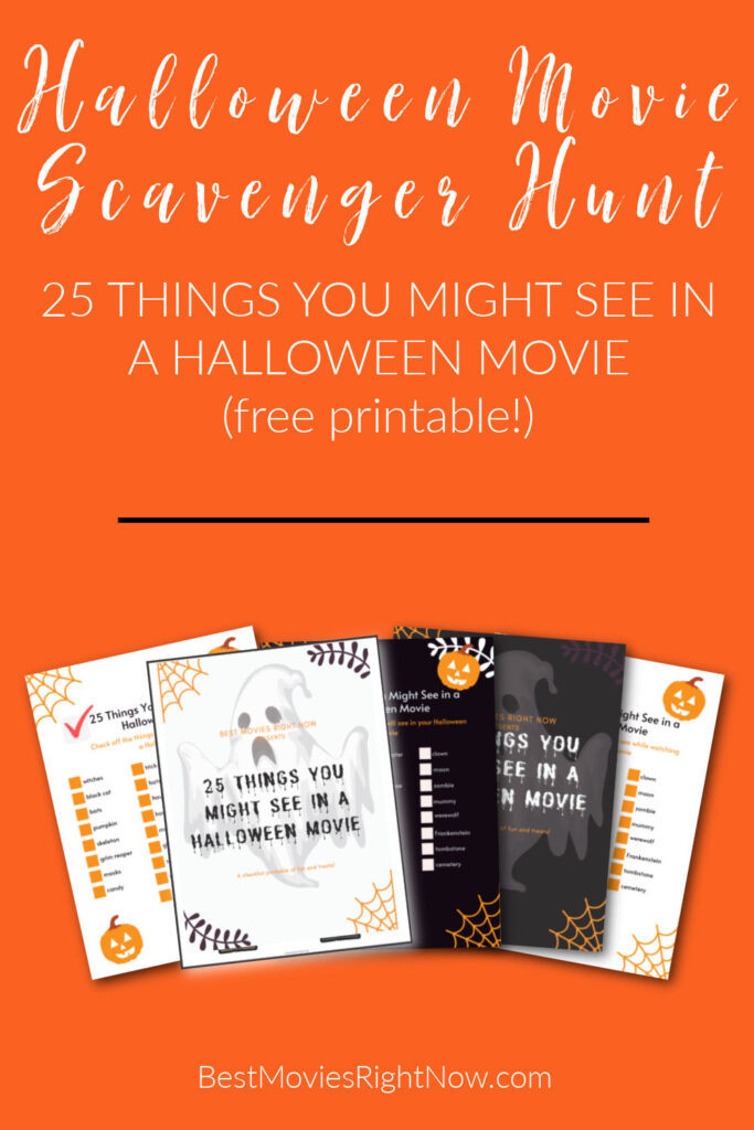 pin image of 25 Things You Might See in a Halloween Movie mock up 