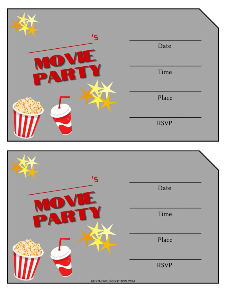 Kids Movie Party movie party image