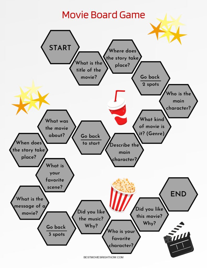 Kids Movie Party movie board game image
