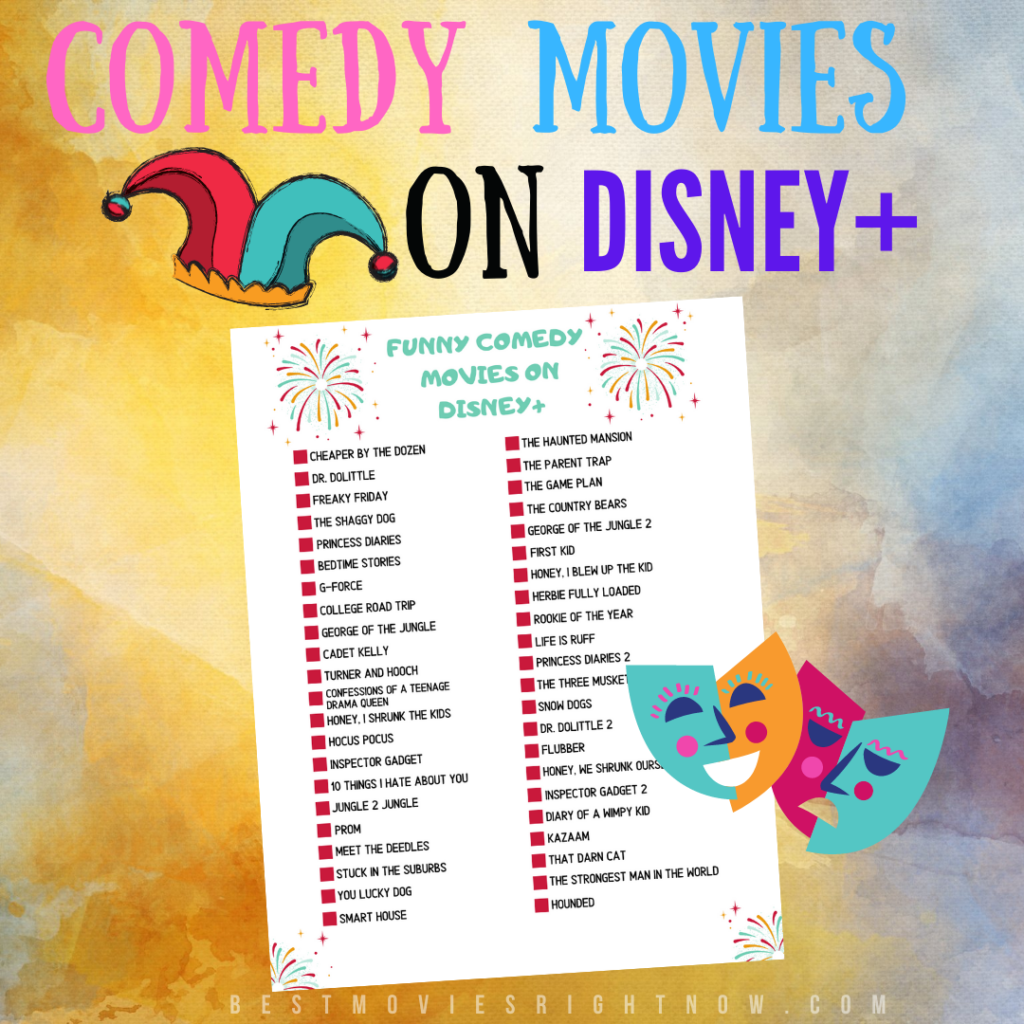 Funny Comedy Movies on Disney+ - Best Movies Right Now