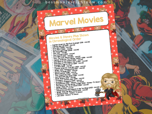 Marvel Movies & Disney Plus Shows in Chronological Order - Best Movies  Right Now