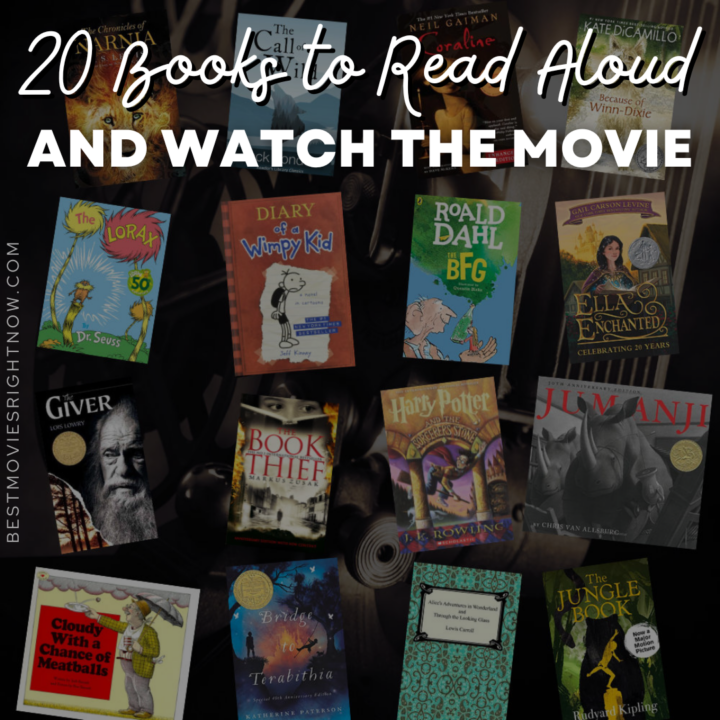 images of Books to Read Aloud and Watch the movie with text 