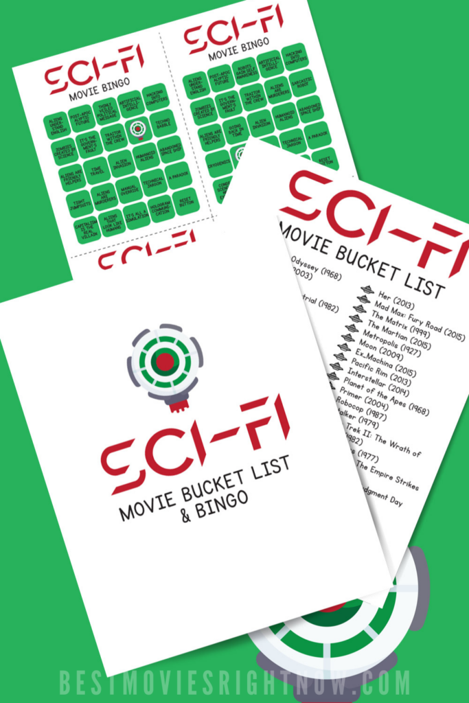 pin image of Sci-Fi Movie Bucket List & Bingo