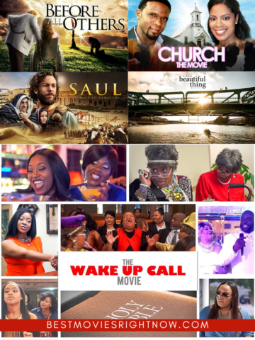 collage image of Christian Movies on Amazon Prime with text