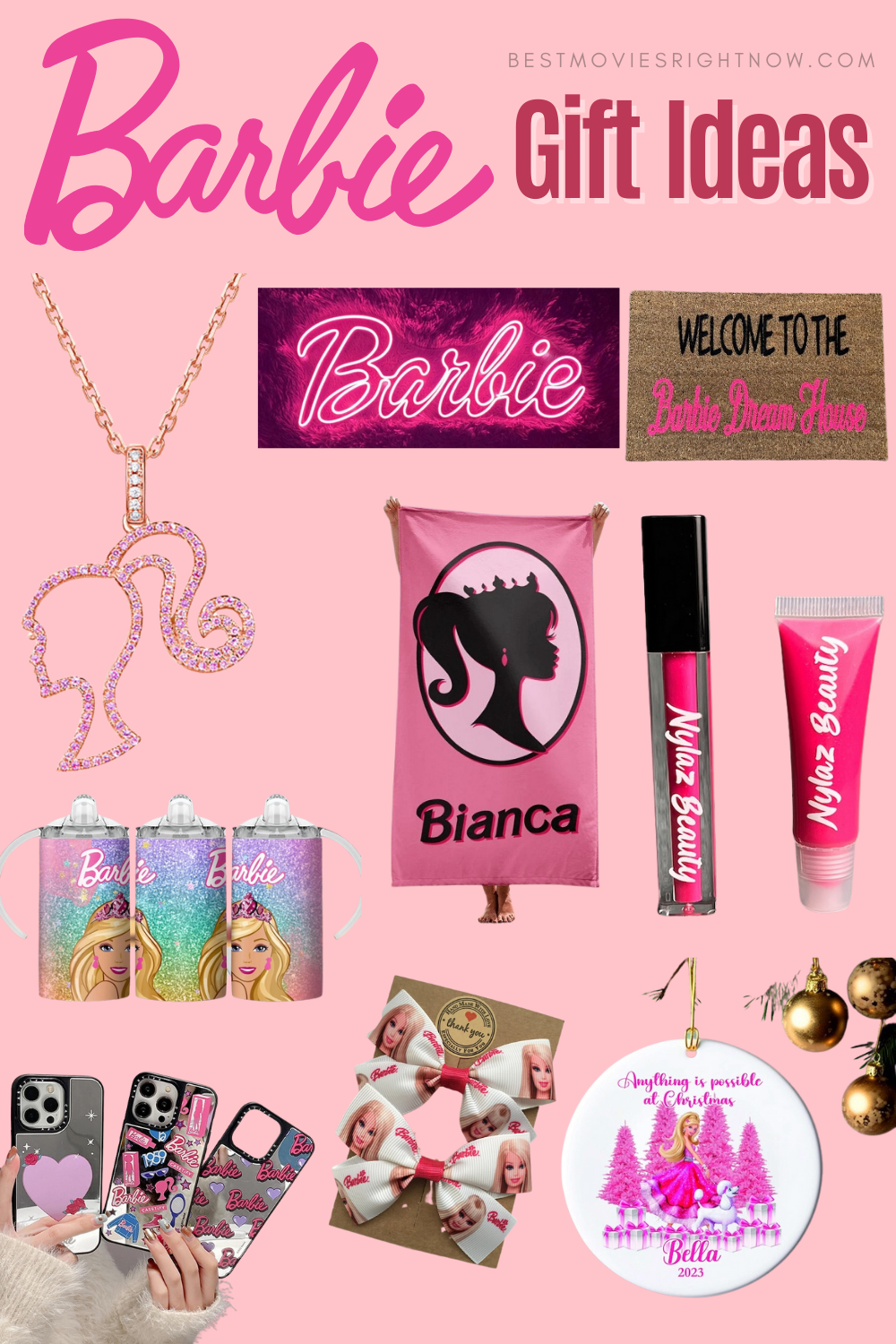 image of barbie gift ideas with text