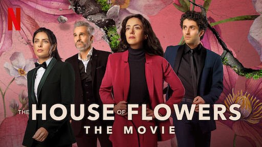 An image of a telenovela, La Casa de las Flores