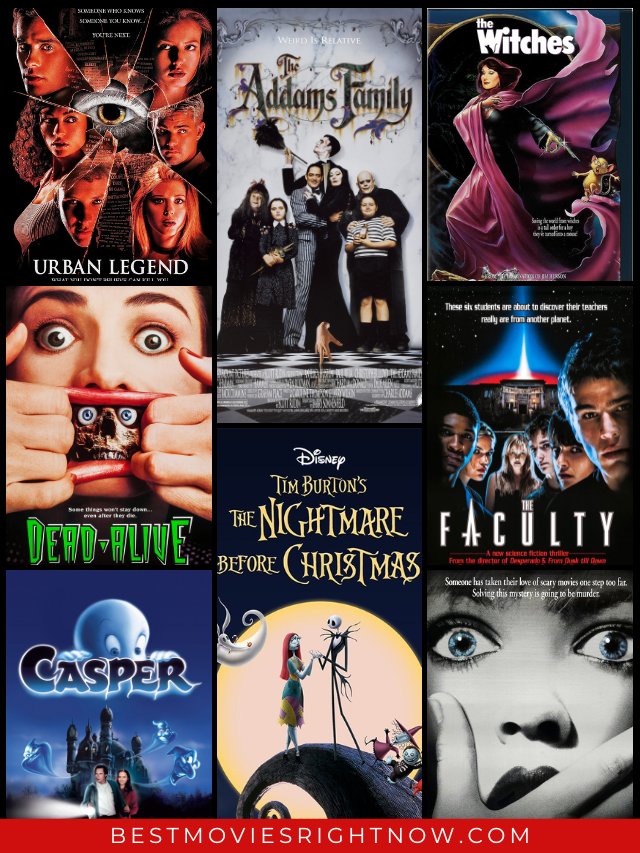 feature sized image of 90s Halloween Movies collage