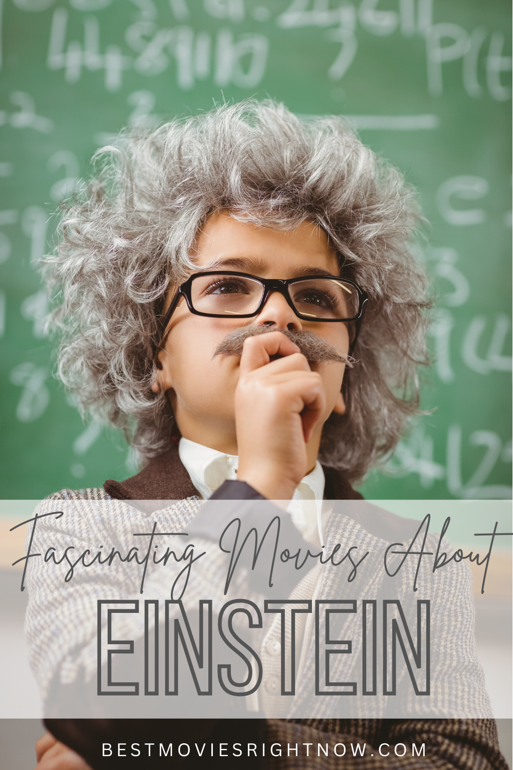a picture of little Einstein with caption 