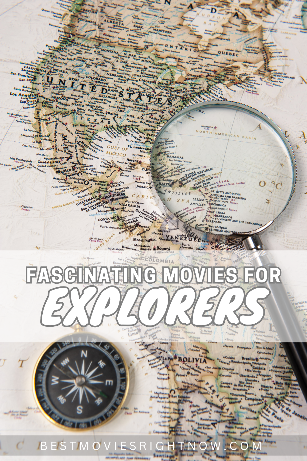 a picture of a map and a magnifying glass with caption 