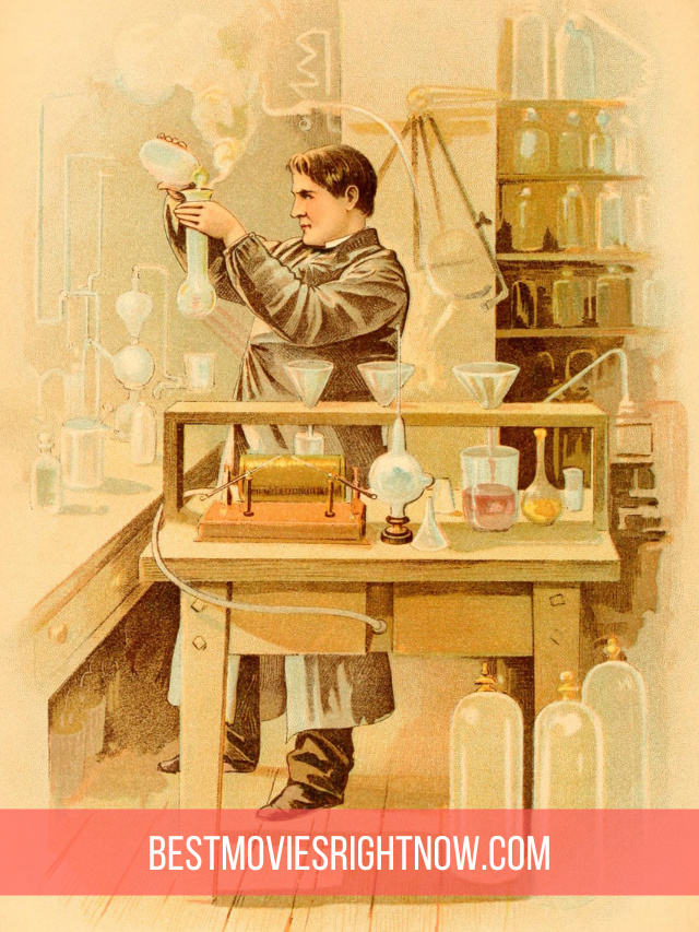 a picture of a man doing experiments