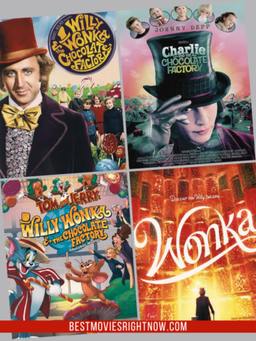 Collage image of Wonka Movies in a featured size