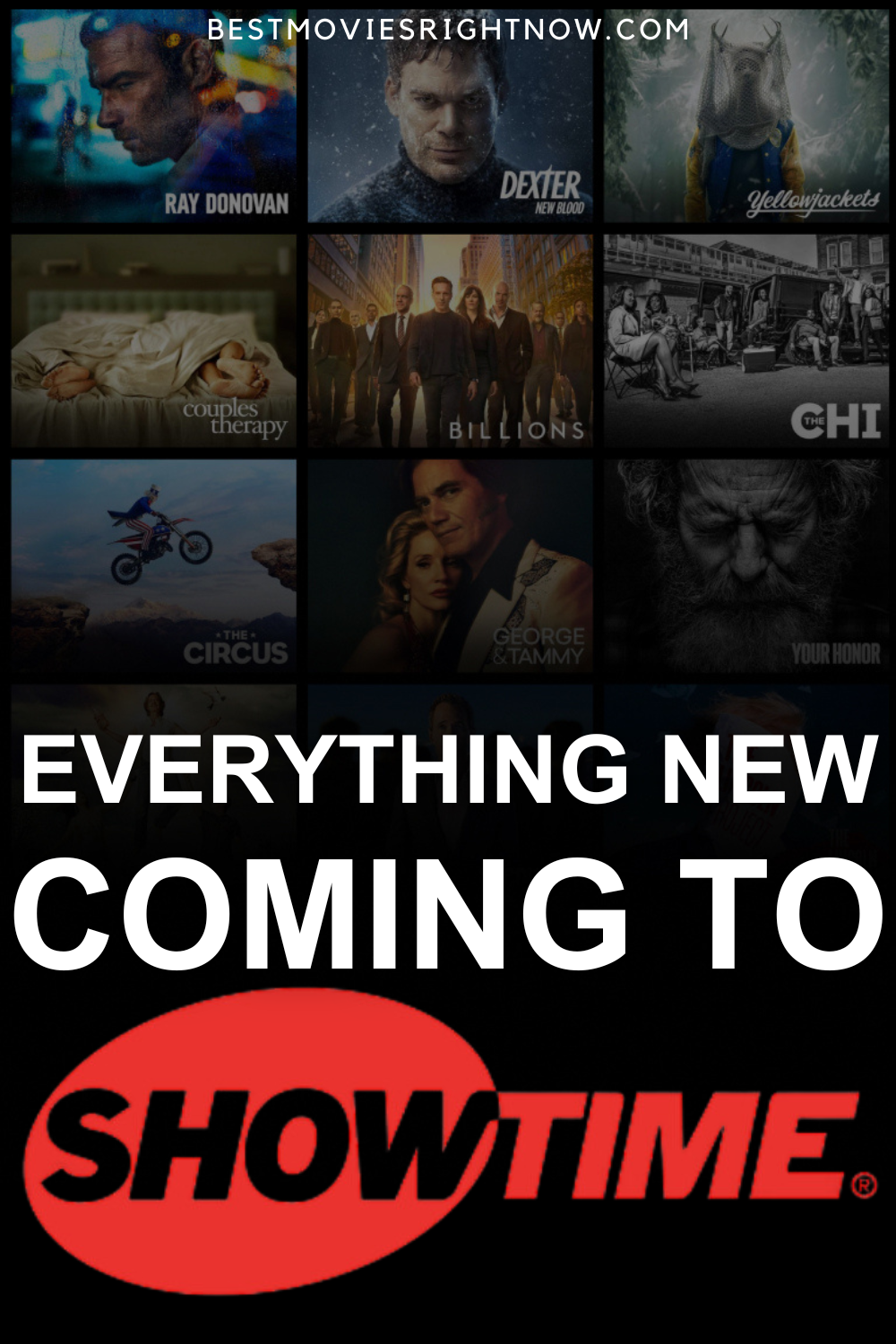 pin-sized image of new to showtime with text overlay